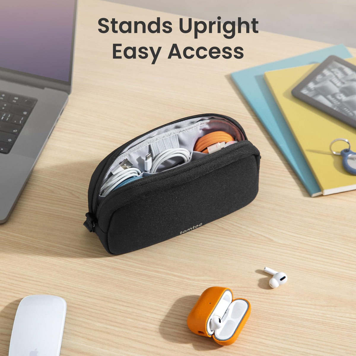 Water-Resistant Tech Organizer for Travel Essentials