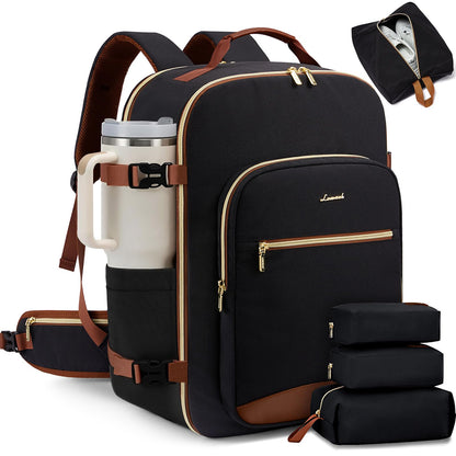 Carry-On Travel Backpack with Personal Item Design