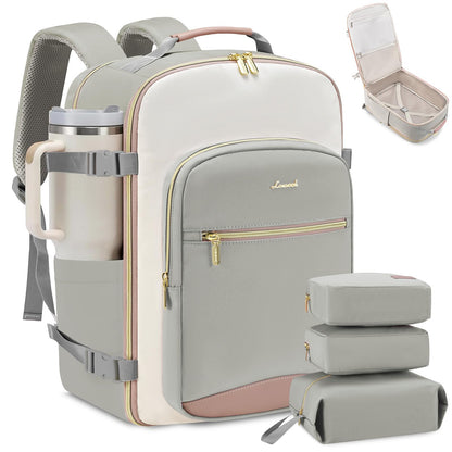 Carry-On Travel Backpack with Personal Item Design