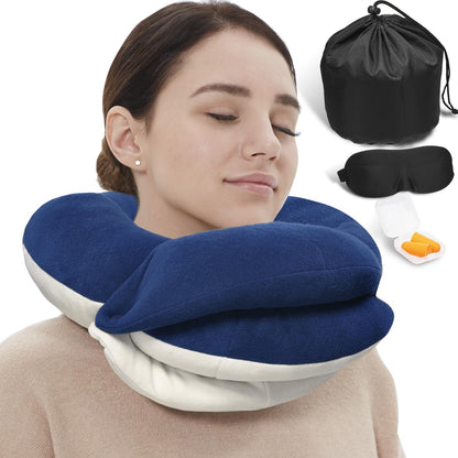 Kids Travel Neck Pillow with Chin Support