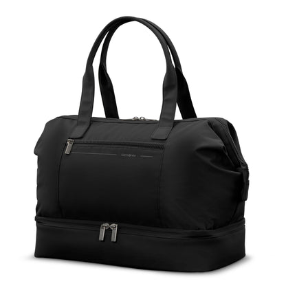 Weekender Bag with Drop-Bottom Compartment