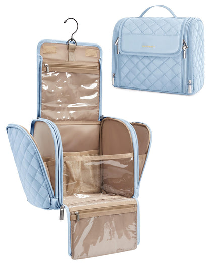 Hanging Travel Toiletry Bag with Water-Resistant Design