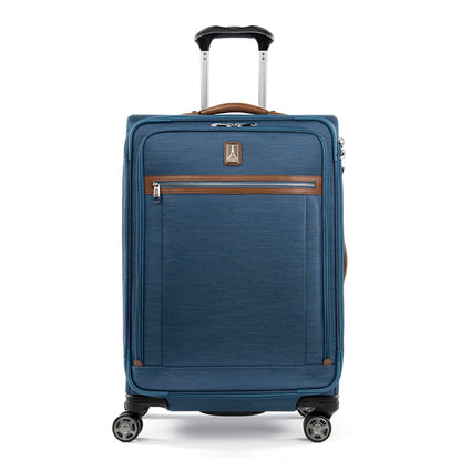 Softside Checked Luggage with 8-Wheel Spinner