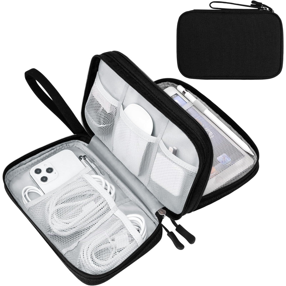 Travel Tech Organizer Pouch for Cables and Accessories
