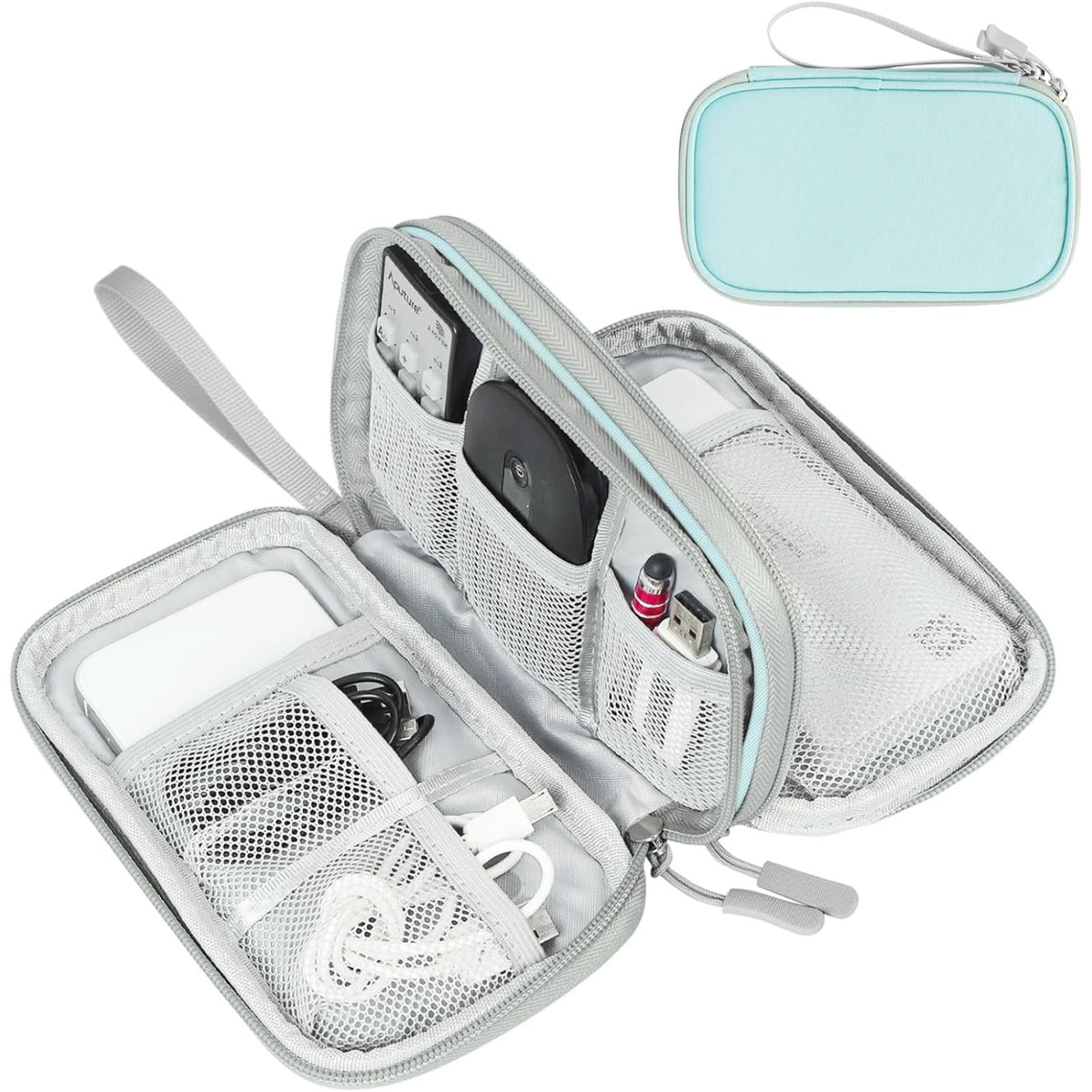 Travel Tech Organizer Pouch for Cables and Accessories