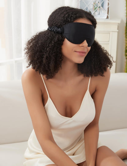 Silk Sleep Mask with Soft Light-Blocking Design