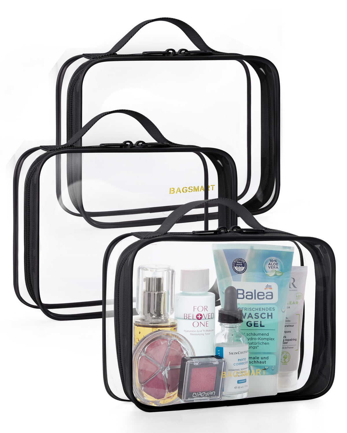 Clear TSA Toiletry Bag Set for Travel Essentials