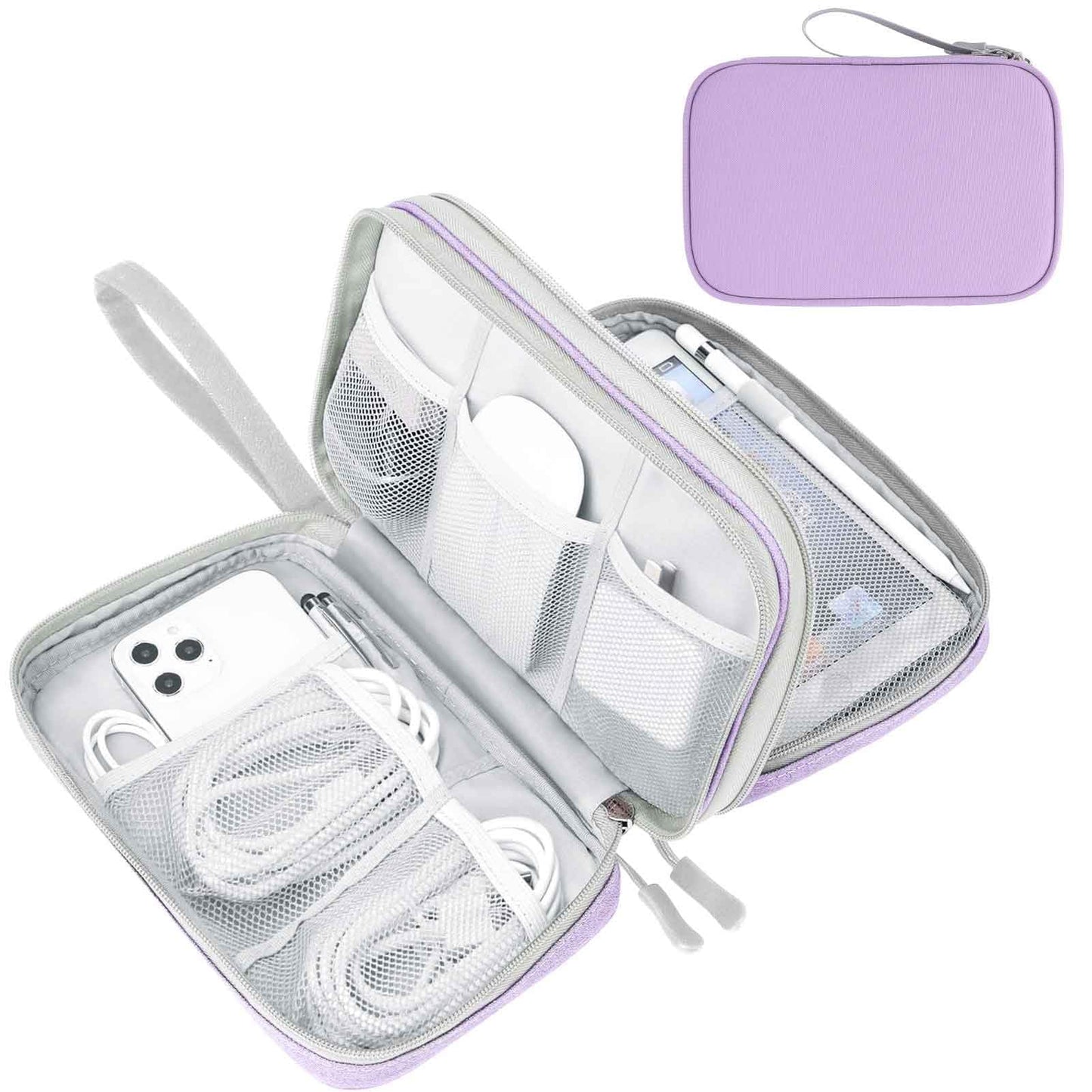 Travel Tech Organizer Pouch for Cables and Accessories