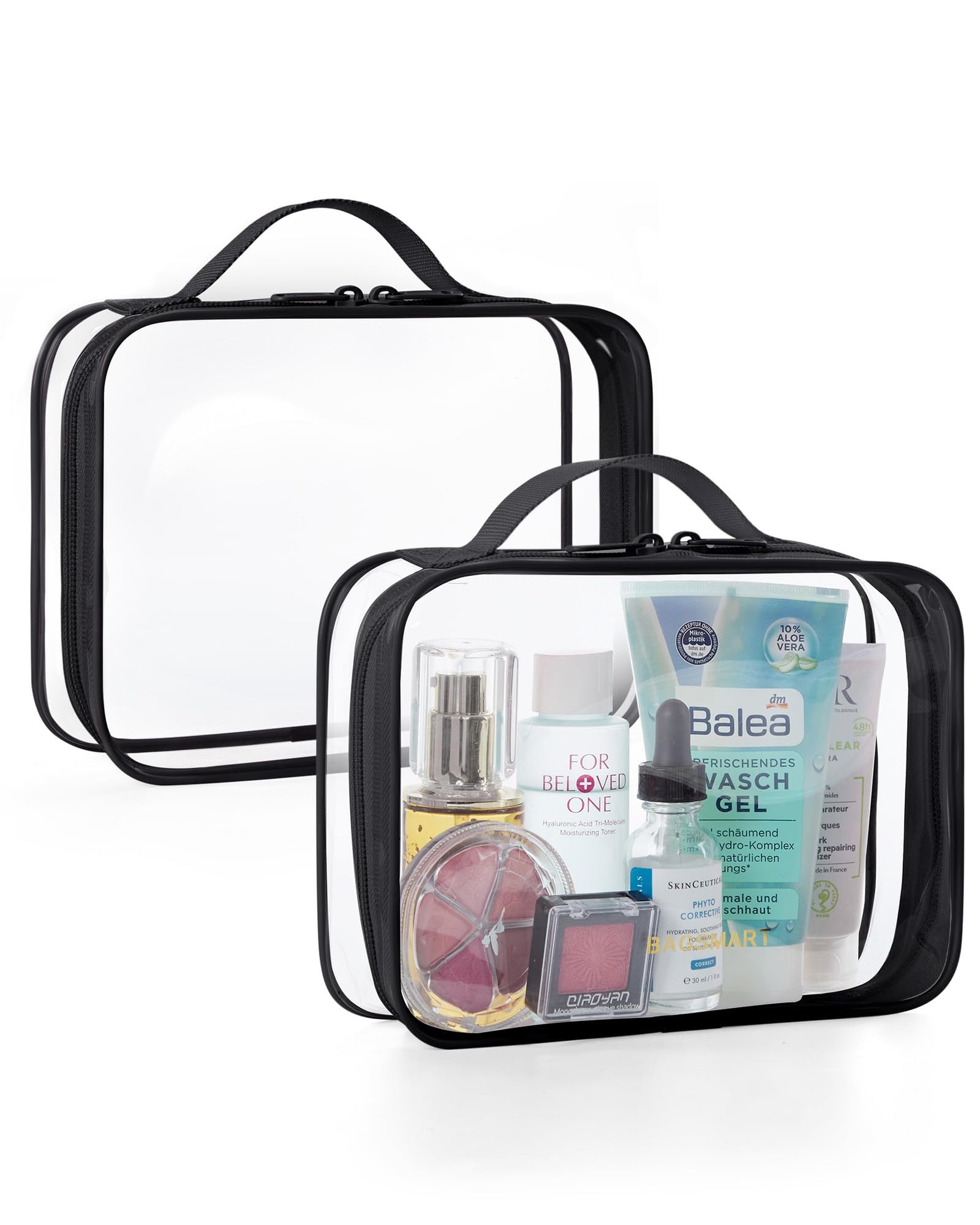 Clear TSA Toiletry Bag Set for Travel Essentials