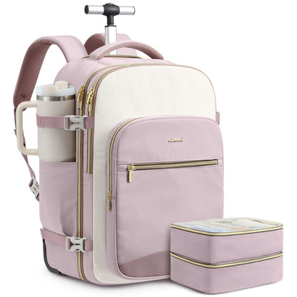 Carry-On Travel Backpack with Personal Item Design