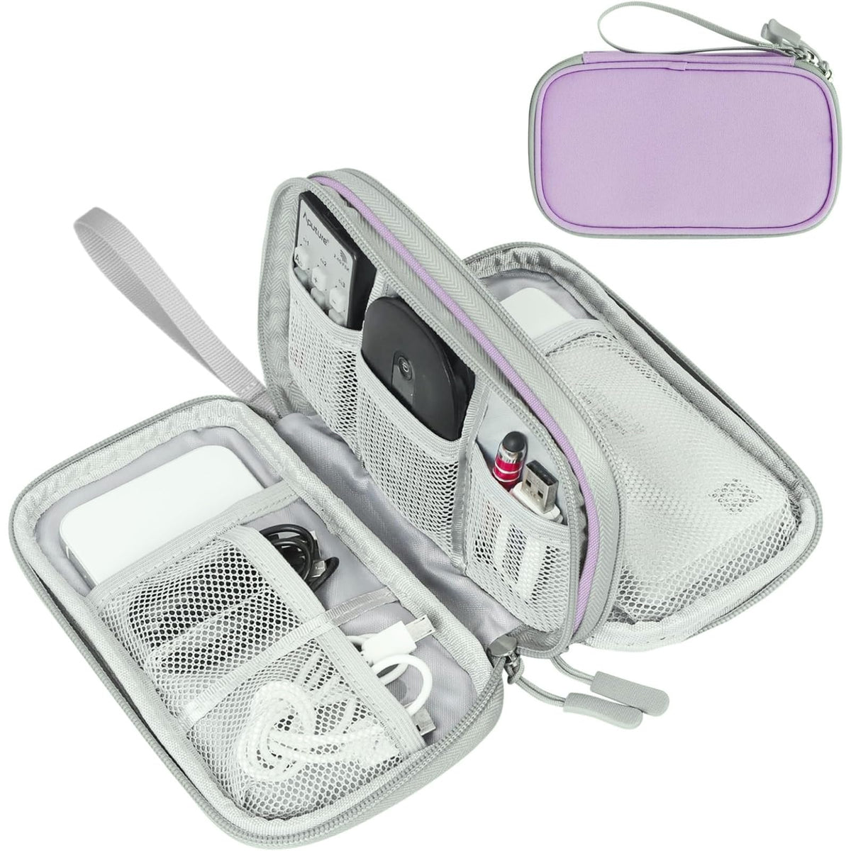 Travel Tech Organizer Pouch for Cables and Accessories