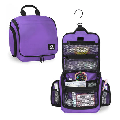 Hanging Toiletry Bag with 10-Compartment Organizer