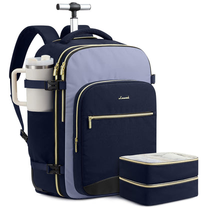 Carry-On Travel Backpack with Personal Item Design