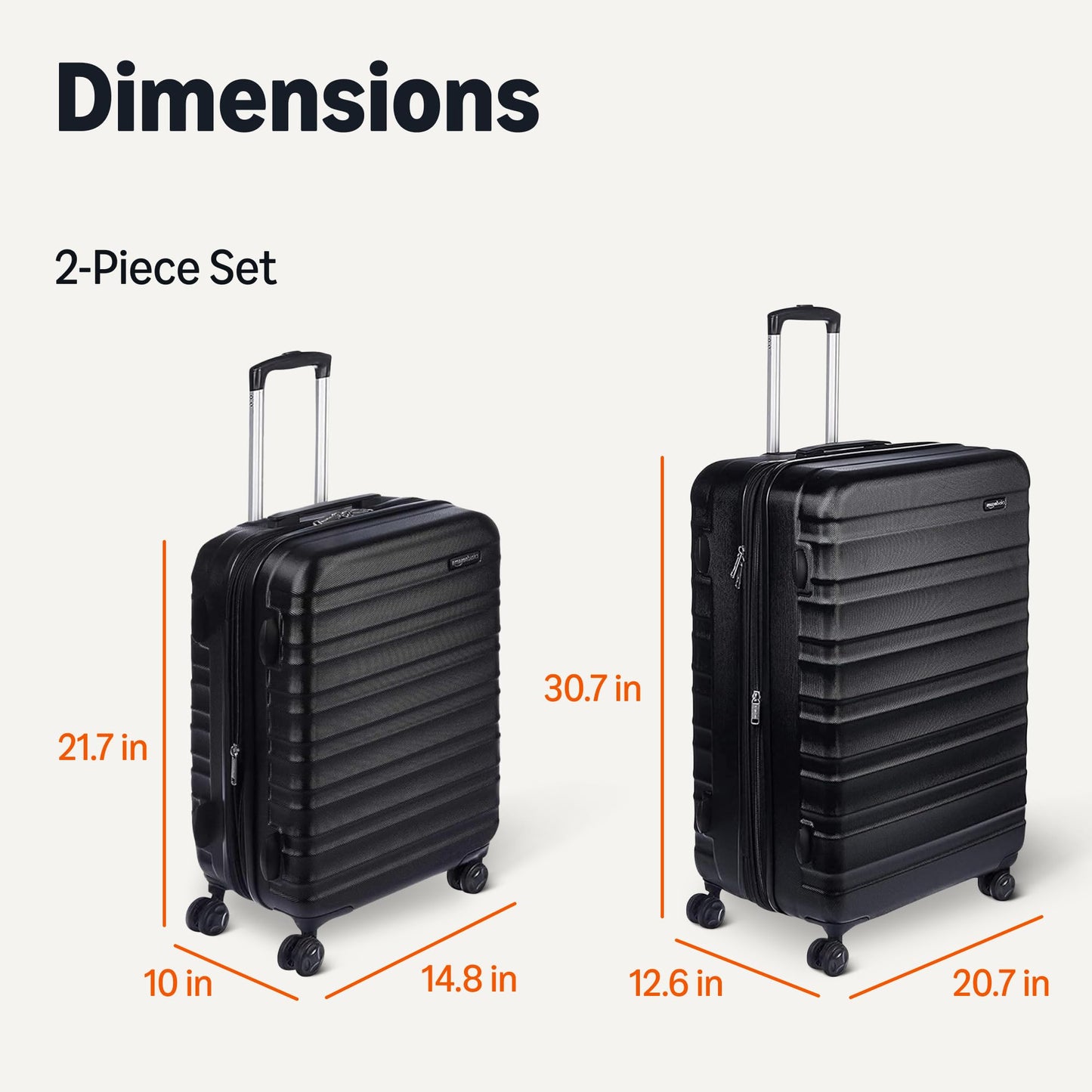 30-Inch Hardside Spinner Expandable Suitcase