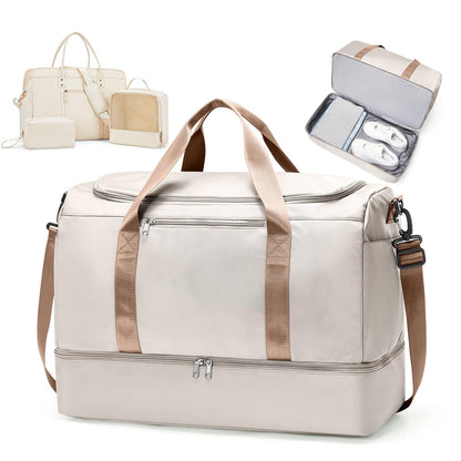 Large Weekender Bag with Shoe Compartment