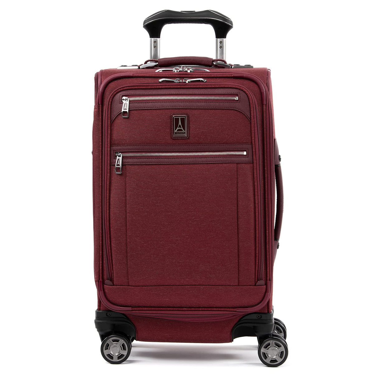 Softside Checked Luggage with 8-Wheel Spinner