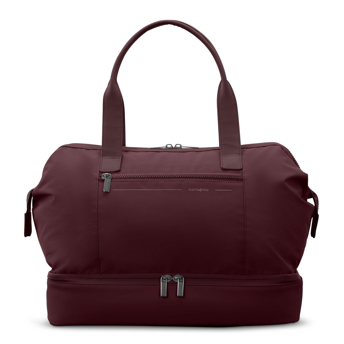 Weekender Bag with Drop-Bottom Compartment