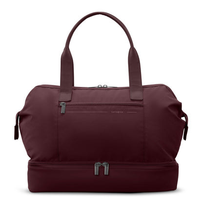 Weekender Bag with Drop-Bottom Compartment