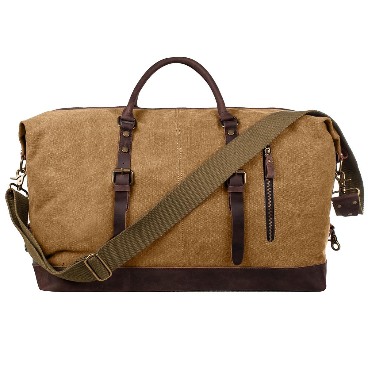 Men's Canvas Weekender Duffle Bag for Travel