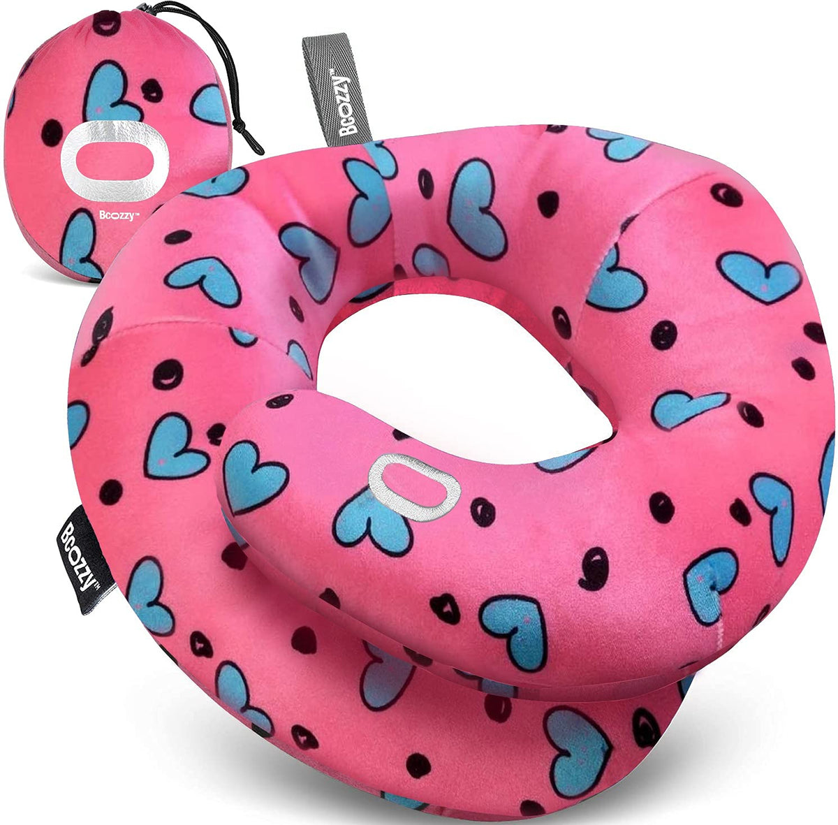 Travel Neck Pillow with Supportive Wrap Design