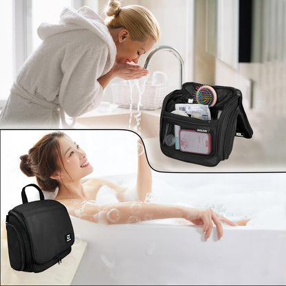 Hanging Toiletry Bag with 10-Compartment Organizer