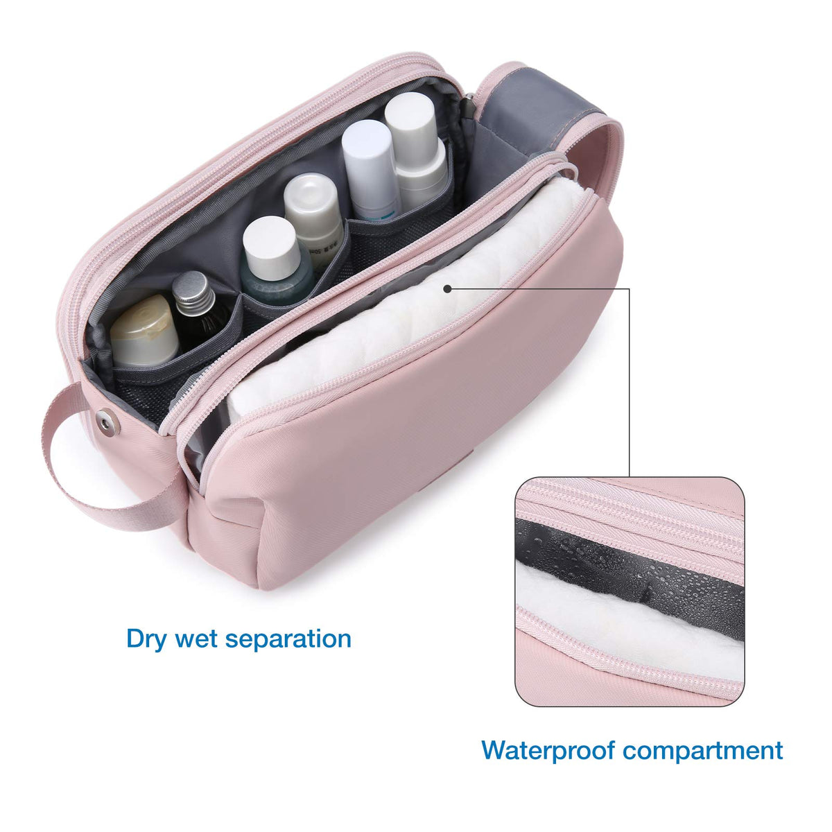 Men's Water-Resistant Travel Toiletry Bag