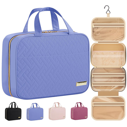 Hanging Travel Toiletry Bag with Spacious Organizer