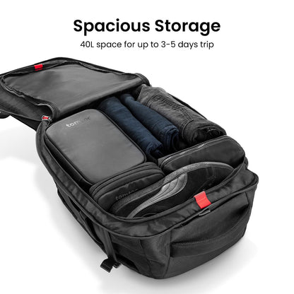 Carry-On Travel Backpack with TSA-Friendly Design