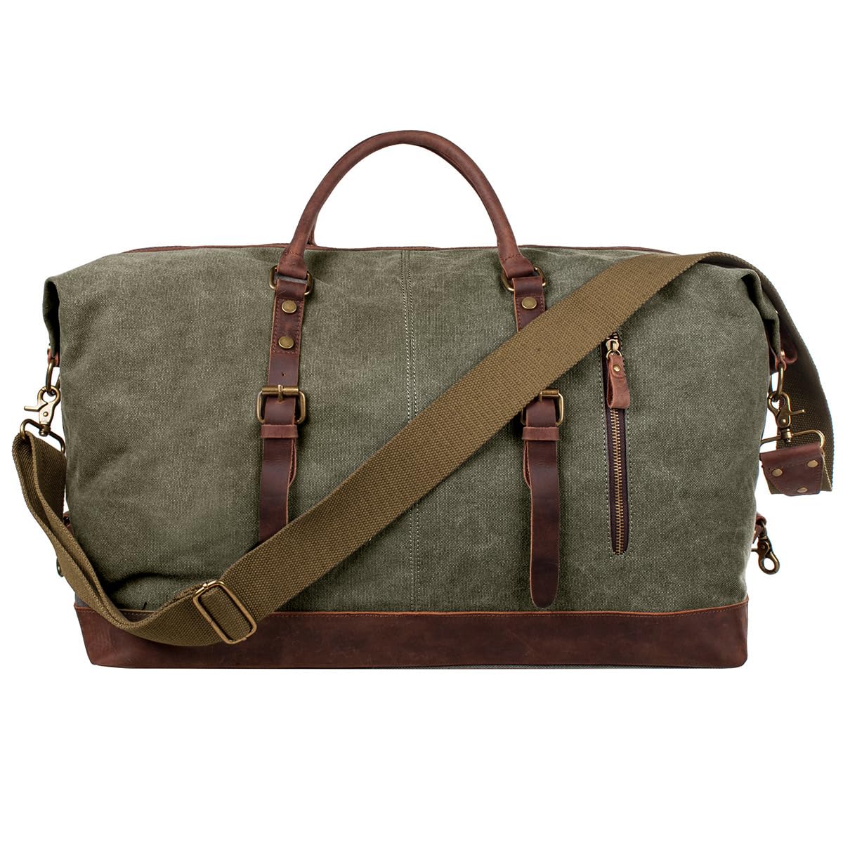 Men's Canvas Weekender Duffle Bag for Travel
