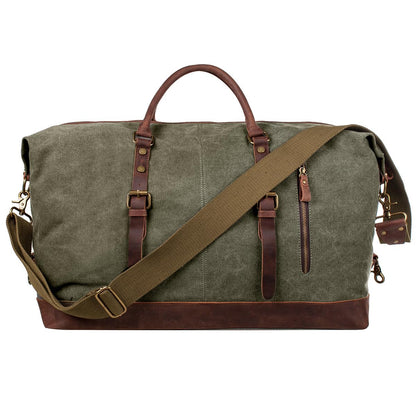 Men's Canvas Weekender Duffle Bag for Travel