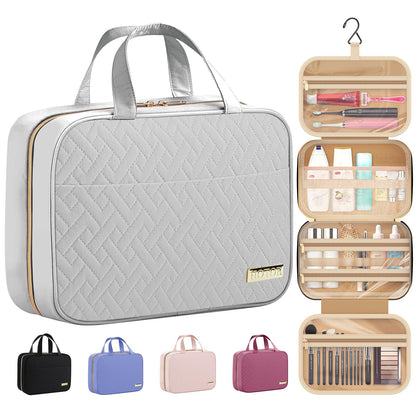 Hanging Travel Toiletry Bag with Spacious Organizer