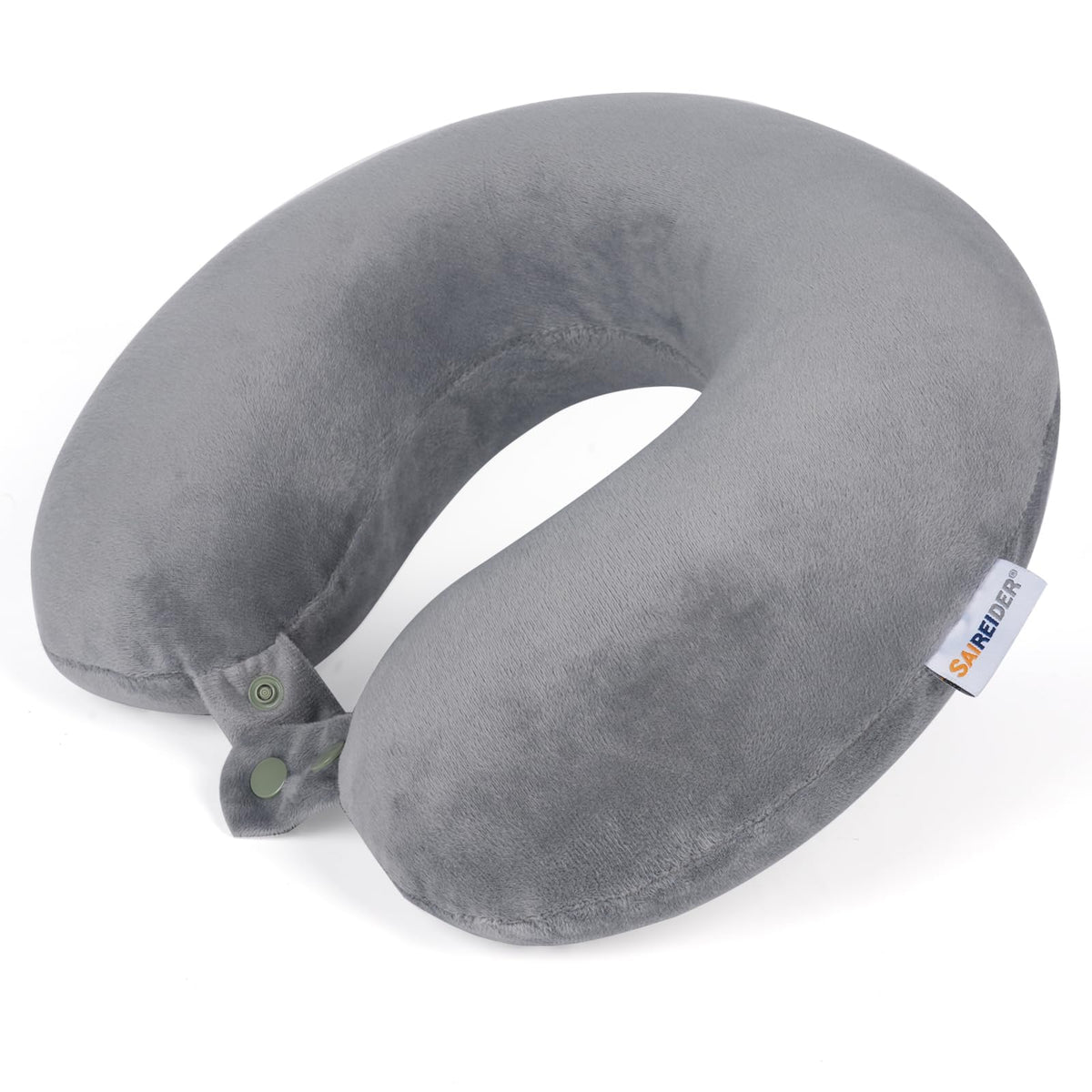 Memory Foam Travel Neck Pillow with Adjustable Support