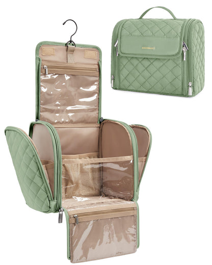 Hanging Travel Toiletry Bag with Water-Resistant Design