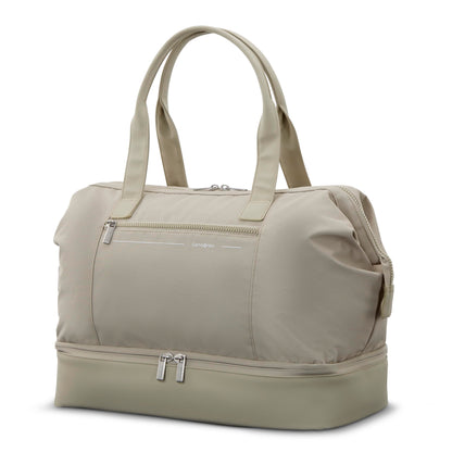 Weekender Bag with Drop-Bottom Compartment