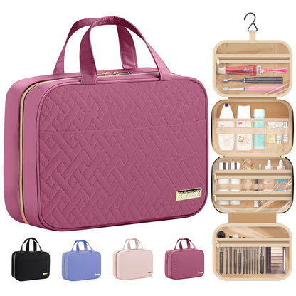 Hanging Travel Toiletry Bag with Spacious Organizer