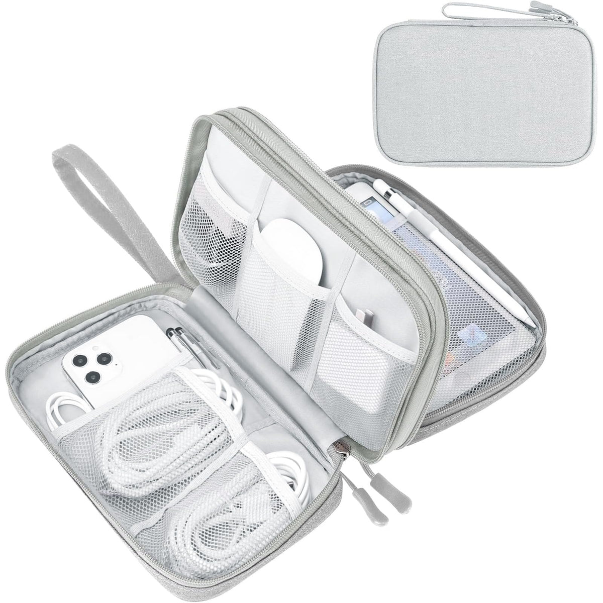 Travel Tech Organizer Pouch for Cables and Accessories