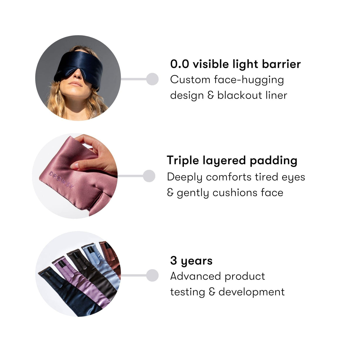Silk Sleep Mask with Padded Light-Blocking Design