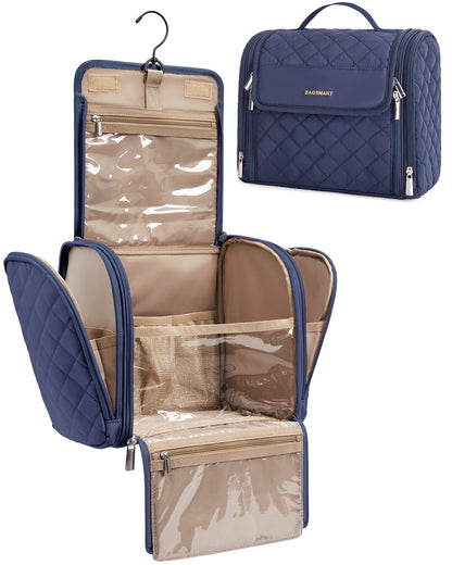 Hanging Travel Toiletry Bag with Water-Resistant Design