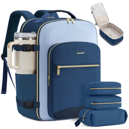 Carry-On Travel Backpack with Personal Item Design