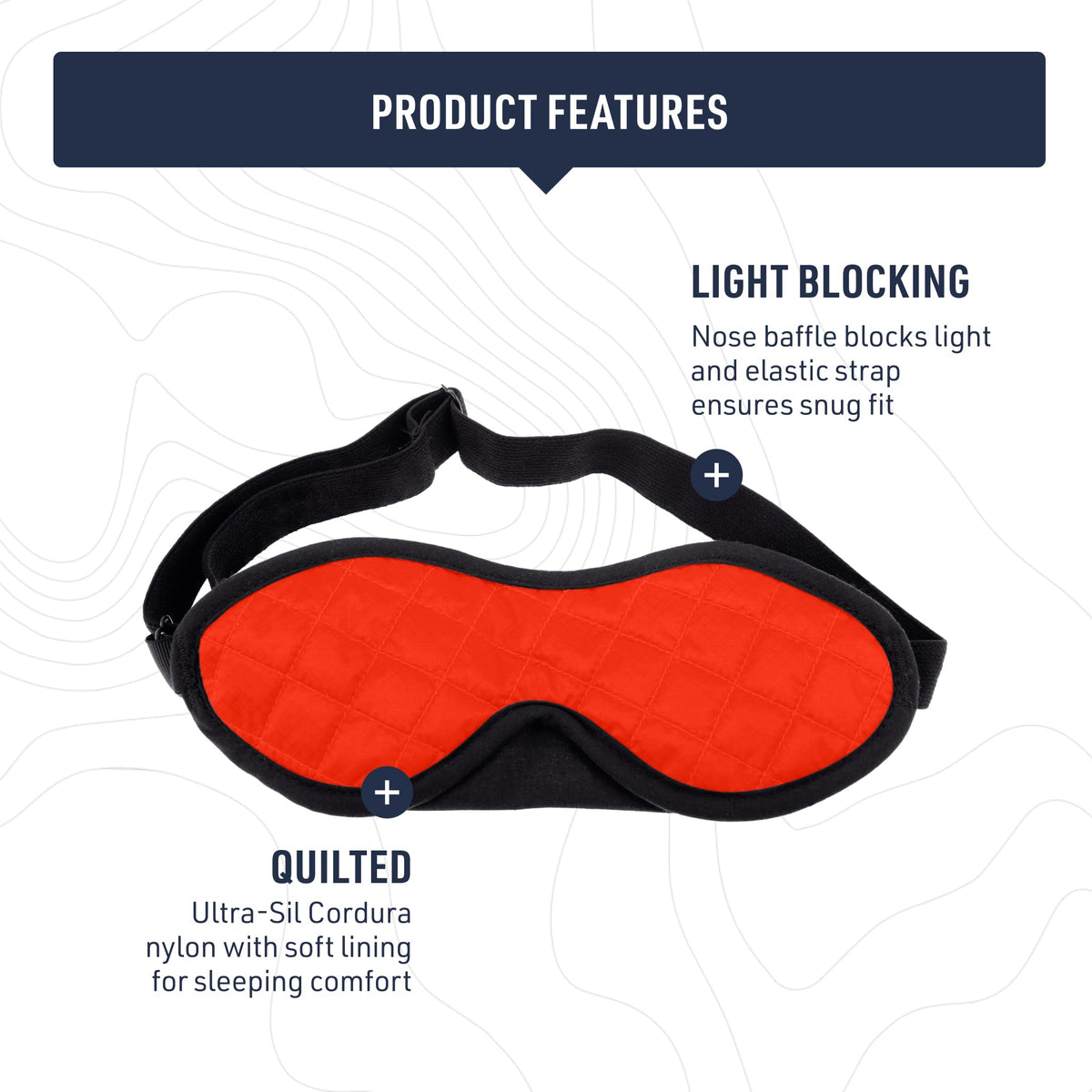 Travel Sleep Mask with Lightweight Eye Shade Design
