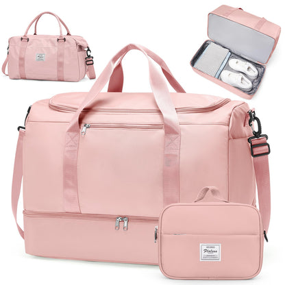 Large Weekender Bag with Shoe Compartment