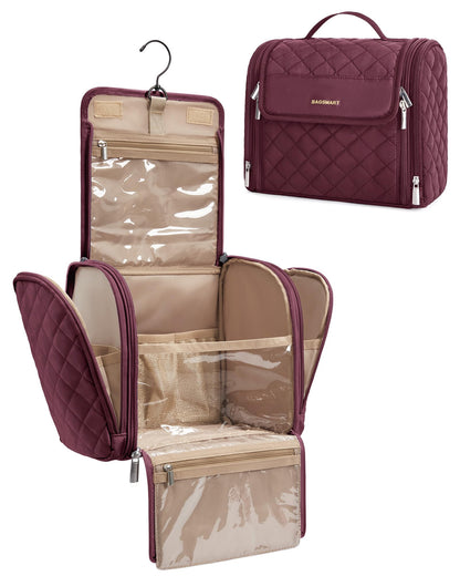Hanging Travel Toiletry Bag with Water-Resistant Design