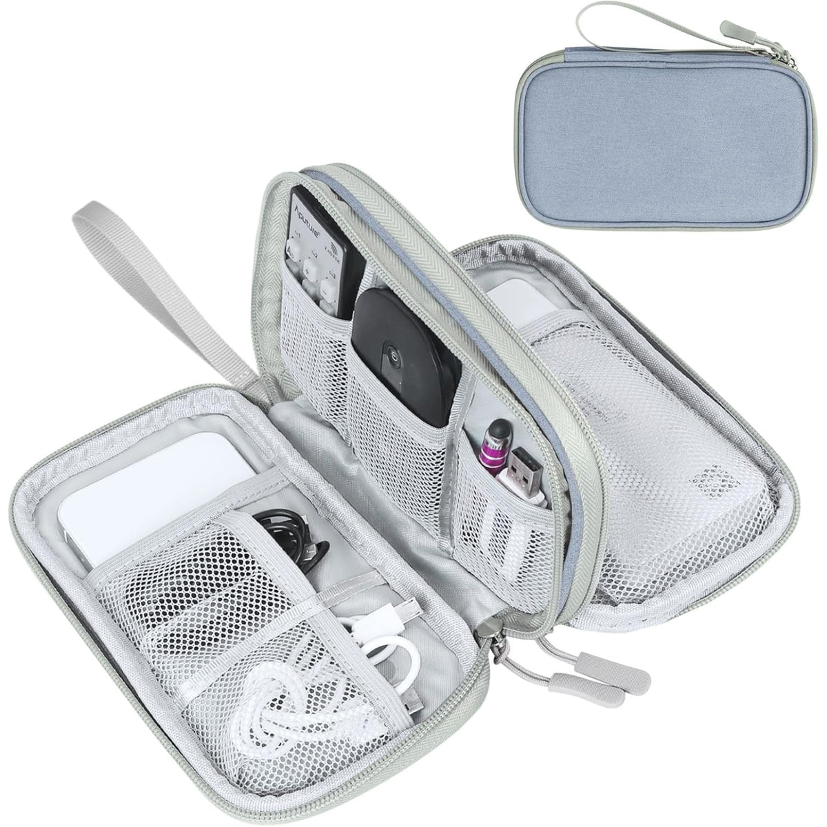 Travel Tech Organizer Pouch for Cables and Accessories