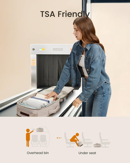 Carry-On Travel Backpack with Personal Item Design