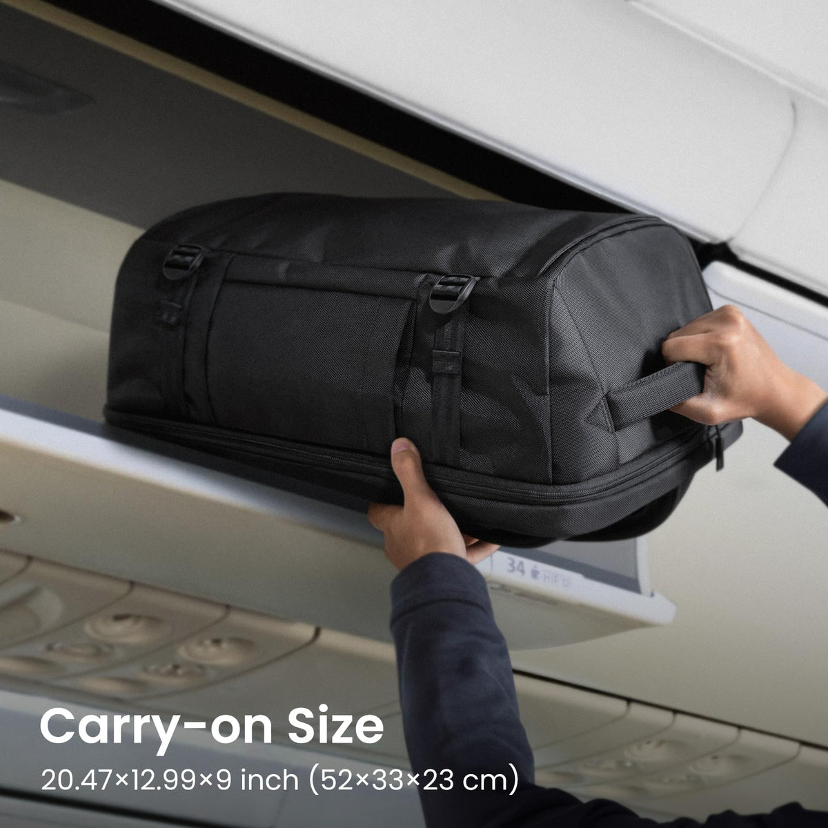 Carry-On Travel Backpack with TSA-Friendly Design
