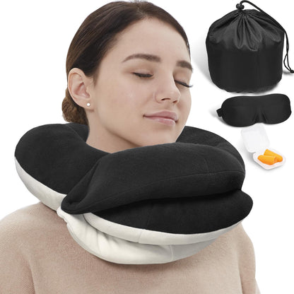 Kids Travel Neck Pillow with Chin Support