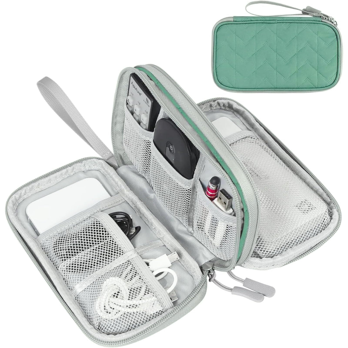 Travel Tech Organizer Pouch for Cables and Accessories