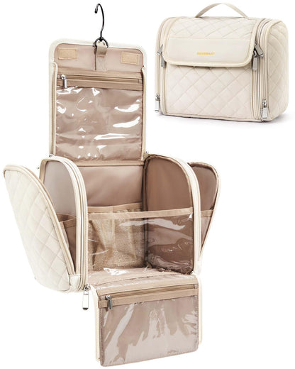 Hanging Travel Toiletry Bag with Water-Resistant Design