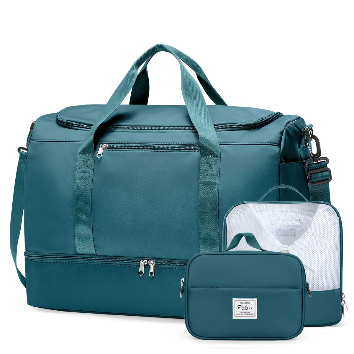 Large Weekender Bag with Shoe Compartment
