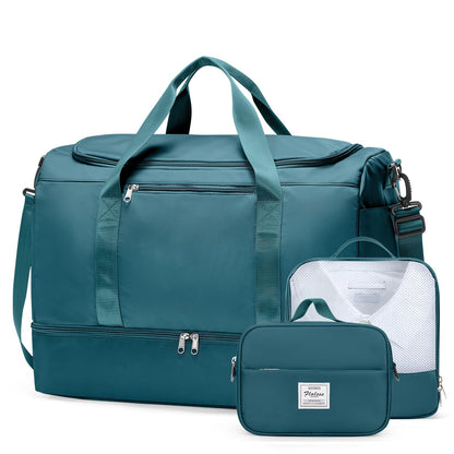 Large Weekender Bag with Shoe Compartment